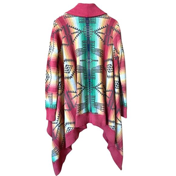 POLO Ralph Lauren Aztec Drape Cardigan Sweater NWT XS/S - Picture 4 of 8